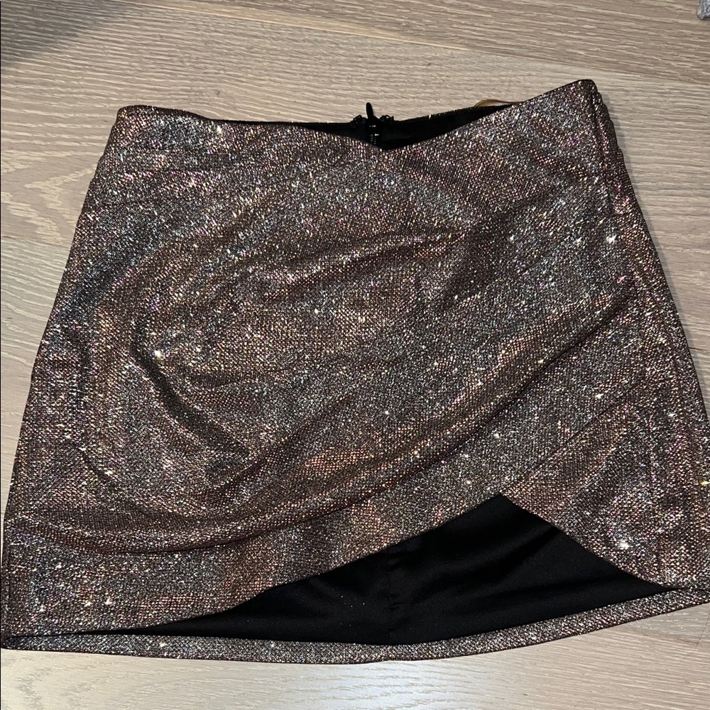 house of CB sparkly mini skirt
